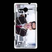 Coque Sony Xpéria SP Homme asiatique businessman ligoté glamour