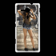 Coque Sony Xpéria SP Femme métisse hip hop r'n'b sexy