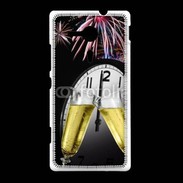 Coque Sony Xpéria SP Feu d'artifice jour de l'an