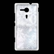 Coque Sony Xpéria SP Etoiles de neige