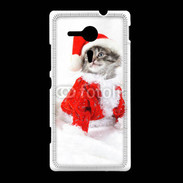 Coque Sony Xpéria SP Chat Noël 3
