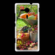 Coque Sony Xpéria SP fruits et légumes d'automne