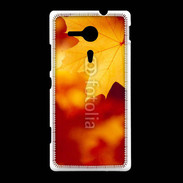 Coque Sony Xpéria SP feuilles d'automne