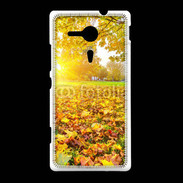 Coque Sony Xpéria SP Paysage d'automne ensoleillé