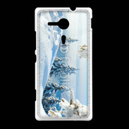 Coque Sony Xpéria SP Paysage hiver 