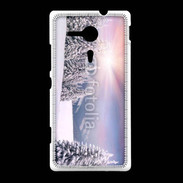Coque Sony Xpéria SP paysage d'hiver