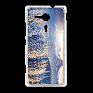 Coque Sony Xpéria SP Montagne enneigée et ensoleillée