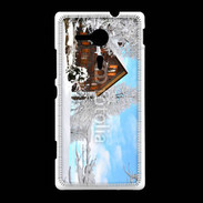 Coque Sony Xpéria SP Chalet enneigé 2