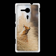 Coque Sony Xpéria SP Renard paysage hiver