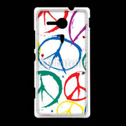 Coque Sony Xpéria SP Symboles de paix 2