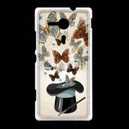 Coque Sony Xpéria SP Papillons magiques