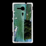 Coque Sony Xpéria SP Barques sur le lac d'Annecy