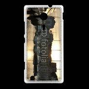 Coque Sony Xpéria SP Port de cannes au couché de soleil