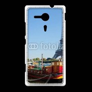 Coque Sony Xpéria SP Tour Eiffel vue des bords de Seine