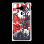 Coque Sony Xpéria SP Tête de mort en concert live
