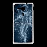 Coque Sony Xpéria SP Femme en fumée de cigarette