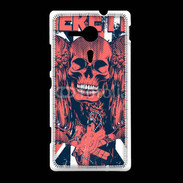 Coque Sony Xpéria SP Heretic tête de mort