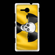 Coque Sony Xpéria SP Tête de mort radioactive