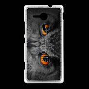 Coque Sony Xpéria SP Yeux chouette