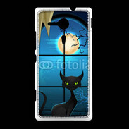 Coque Sony Xpéria SP Chat noir