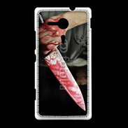 Coque Sony Xpéria SP Couteau ensanglanté