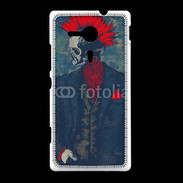 Coque Sony Xpéria SP Tête de mort Punk