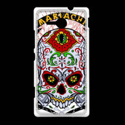 Coque Sony Xpéria SP Tête de Mort Mariachi