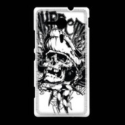 Coque Sony Xpéria SP Tête de mort Vie de Pirates