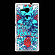 Coque Sony Xpéria SP Tête de Mort Your Highness