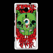 Coque Sony Xpéria SP Tête de Mort Zombie 15