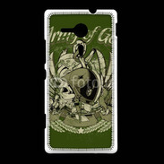 Coque Sony Xpéria SP Tête de Mort Army of God