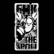 Coque Sony Xpéria SP Tête de Mort Police