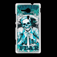 Coque Sony Xpéria SP Tête de Mort Harvest of fear