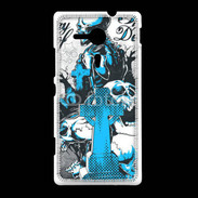 Coque Sony Xpéria SP Tête de Mort Day Dead
