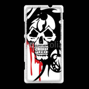 Coque Sony Xpéria SP Tête de Mort Bloody