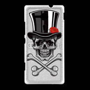 Coque Sony Xpéria SP Tête de Mort avec classe