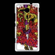 Coque Sony Xpéria SP Tête de Mort Zombie 35