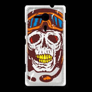 Coque Sony Xpéria SP Tête de mort pilote