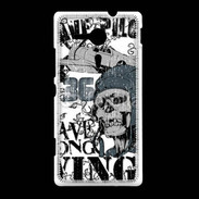 Coque Sony Xpéria SP Pilote Tête de mort