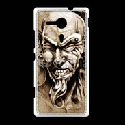 Coque Sony Xpéria SP Visage tatouée et percée 50