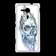 Coque Sony Xpéria SP Crâne en dessin 50