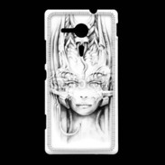 Coque Sony Xpéria SP Guerrière en dessin 10