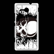Coque Sony Xpéria SP Tête de mort frisson 25