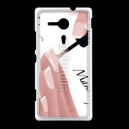 Coque Sony Xpéria SP Pose de vernis esthéticienne