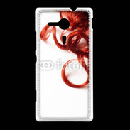 Coque Sony Xpéria SP Coiffure Cheveux bouclés rouges