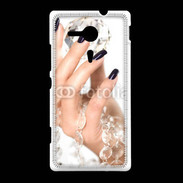 Coque Sony Xpéria SP Ongles esthéticienne