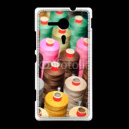 Coque Sony Xpéria SP Fils à couture