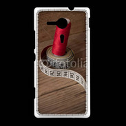 Coque Sony Xpéria SP Mètre de couture et bobine de fil