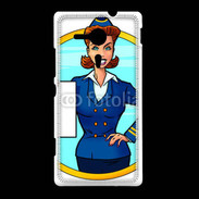 Coque Sony Xpéria SP Hôtesse de l'air 5