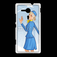 Coque Sony Xpéria SP Hôtesse de l'air 6